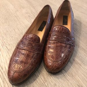 Zelli Italian Tuscany Crocodile Slip On